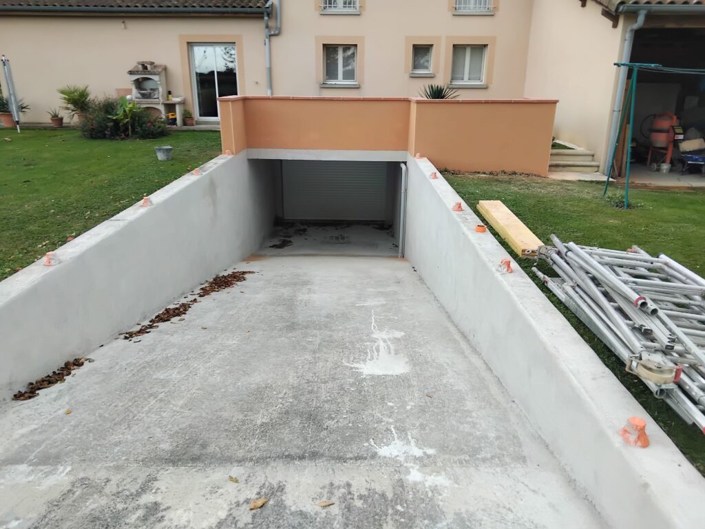chemin de garage maconnerie